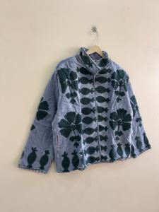 Traditional Indian Suzani Embroidered <b>Velvet</b> <b>Jacket</b> <b>For</b> <b>Women</b> Hippie Style Short <b>Jacket</b> - Product Image 4