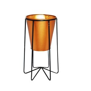 Macetas de flores de lujo para el hogar con soporte Decoración de jardín personalizada Maceta de metal al por mayor Fabricante y exportador - Product Image 4