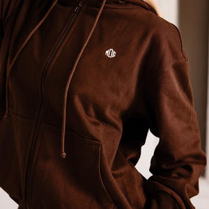 Sweats à capuche surdimensionnés personnalisés pour femmes, poche kangourou personnalisée, streetwear, vente en gros, fabricant OEM, étiquette privée, style américain - Product Image 5