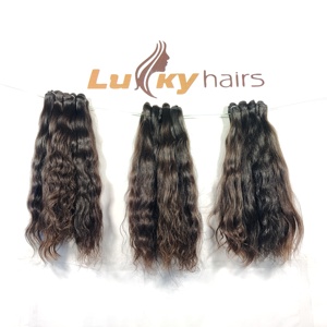 Usine en gros 100% brut brésilien donneur unique extensions de cheveux humains vagues et boucles Styles Type de perruque - Product Image 6