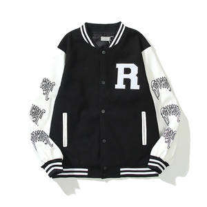 Veste universitaire matelassée pour homme tendance, personnalisable, en toile, coupe-vent, à capuche, service OEM - Product Image 6