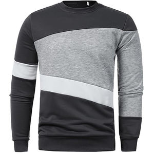 Nouveau hommes décontracté hiver sweats à capuche et sweat-shirts poids lourd 100% coton plaine hommes sweats - Product Image 3