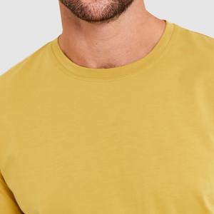 Nouveaux t-shirts pour hommes, mode tendance, couleur unie, col rond, t-shirts en tricot de haute qualité, fournisseur du Bangladesh - Product Image 5