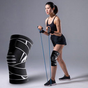 Vendas elásticas para las rodillas con cierre seguro para un soporte fuerte, vendas de alto rendimiento para las rodillas para estabilidad durante entrenamientos intensos - Product Image 5
