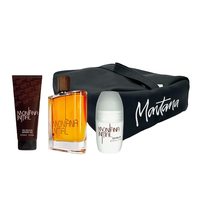 Coffret Cadeau Montana France – Eau de Toilette 100ml, Déodorant Roll-On 50ml, Gel Douche 100ml – Parfum Boisé