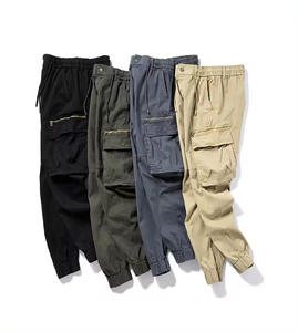 Pantalons cargo Pantalons pour hommes Été Nouvelle tendance de la mode multi-poches Pantalons personnalisés en fibre de polyester grande taille Pantalons cargo décontractés - Product Image 3