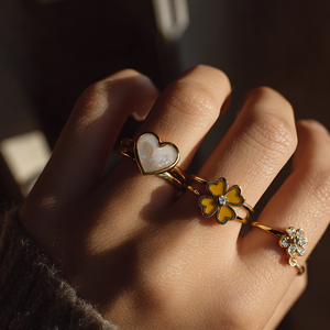 Esmalte personalizado lindo animal logo anillo moda joyería diaria para mujeres OEM ODM - Product Image 5