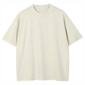 Proveedor de camisetas, camiseta de gran tamaño de algodón a la moda, camiseta en blanco con ajuste cuadrado personalizado para ropa de hombre, camiseta de peso pesado, estilo OEM - Product Image 1