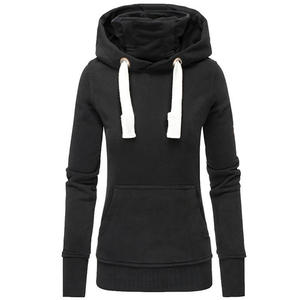 Sudadera con Capucha de Forro Polar Estampada para Hombre, Color Sólido, Corte Ajustado, Cálida para Invierno, con Logotipo Frontal - Product Image 1