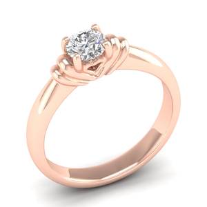 Bagues de fiançailles personnalisées REYES en argent sterling 925 et moissanite pour femmes, bijoux sur mesure plaqués or 14 carats et rhodium pour femmes - Product Image 2