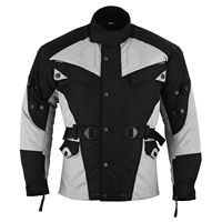 Veste de moto en cuir véritable personnalisée Vêtements de course automobile de motocross Veste de moto en polyester Veste Cordura de motocross