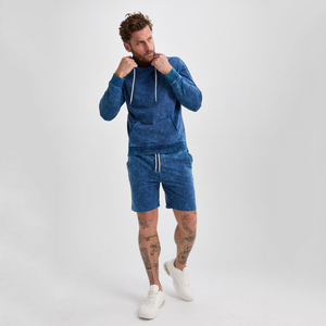 Bas quantité minimale de commande En Gros Rue Mode Hommes Acide Lavage Hoodies Nouveau Chaud Hiver Coton Polyester Thermique Hoodies Pour Hommes - Product Image 3
