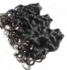 Paquets de Cheveux Humains Indiens Bruts Ondulés Naturels Tressés de 16 Pouces - Product Image 1