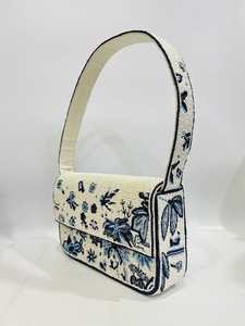 Multicolor Beaded <b>Bag</b> with Handle, Handheld <b>Bag</b>, Casual Hand <b>Bag</b>, Indian Handicraft, Handmade, <b>Baguette</b> <b>bag</b>, - Product Image 3