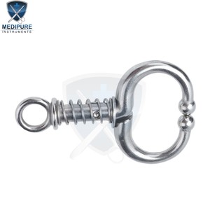 Anneau de nez en acier inoxydable avec ressort, outil d'élevage pour animaux, équipement de contention durable pour bovins, nouvel approvisionnement - Product Image 5
