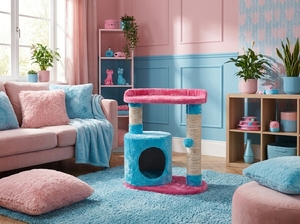 High Quality Amistar SkyCandy House Jute <b>Cat</b> <b>Tree</b> with 3 Levels <b>for</b> <b>Cats</b> - Product Image 5