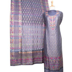 Dệt Lụa Hoa Mẫu Ấn Độ Phụ Nữ Phù Hợp Với Dupatta Set Lụa Với Zari Kani Phụ Nữ 3 Mảnh Phù Hợp Với Với Kurta Khăn Choàng Và Quần - Product Image 5