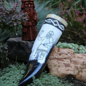 Wikinger แตรเครื่องดื่มสุดหรูรูปสัตว์สำหรับตกแต่งบ้านงานฝีมือจากธรรมชาติ - Product Image 2