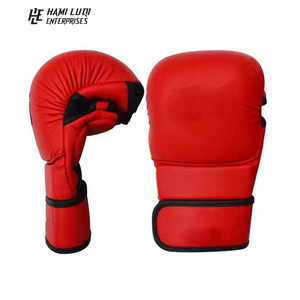 Guantes de entrenamiento MMA Tamaño personalizado 12OZ 14OZ 16OZ Guantes para adultos Pu Cuero - Product Image 1