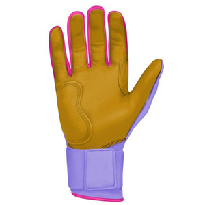 Gants de frappe unisexes en cuir et caoutchouc à doigts entiers pour le baseball, avec fermeture auto-agrippante, séchage rapide, conception à toile fermée, pour usage extérieur - Product Image 5