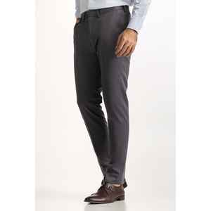 Pantalón de Vestir MN-TR-FM23-023 de Lana y Algodón, Corte Slim Fit con Pliegues Delanteros y Estilo Recto - Product Image 4