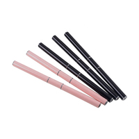 Coupe-cuticules double embout en acier inoxydable multifonctionnel, brosse à ongles pour extension de gel et nail art avec 5 types de repousse-cuticules