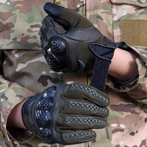 Gants d'entraînement tactiques OEM à doigts complets - Coque souple, antidérapants, compatibles écrans tactiles, pour sports rapides - Product Image 1