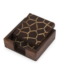 Posavasos de Madera con Diseño de Rama de Árbol para Servir Café en Oficinas y Restaurantes, Tendencia en la Cocina - Product Image 6