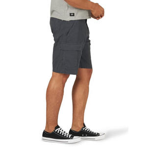 2023 nueva llegada High Street logotipo personalizado verano hombres pantalones cortos 100% algodón tira reflectante de alta calidad patrón sólido ecológico - Product Image 3