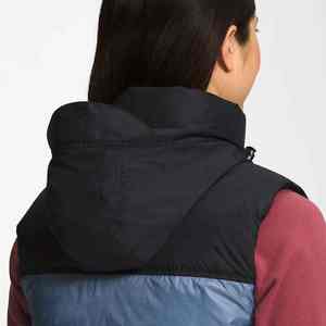 Chaleco acolchado de moda de invierno chaqueta de plumón de Color sólido OEM para mujer chaleco acolchado de Invierno para mujer chaleco para mujer al aire libre - Product Image 5