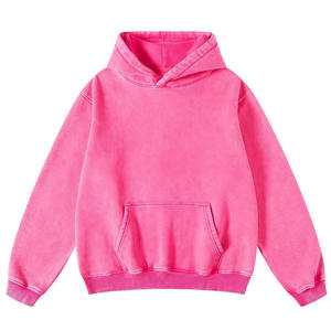 Sudadera con capucha de gran tamaño de algodón 100% para hombre, ropa de calle lavada Vintage, sudaderas con capucha y sudadera desgastadas en blanco para hombre - Product Image 1