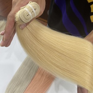 ผมต่อแบบตรง เกรดพรีเมียม ผลิตจากผมแท้เวอร์จินเรมี่ 100% ผมเวียดนาม  แบบเย็บสองชั้นด้วยเครื่องจักร - Product Image 1