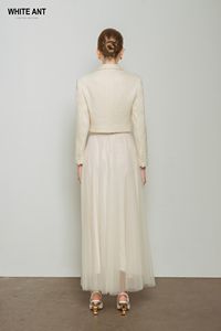 3 LAYERS MIDI <b>TULLE</b> SKIRT Solid Dresses Made in Vietnam Place of Origin Waistline Polyester Cotton Material From Vietnam - Product Image 3