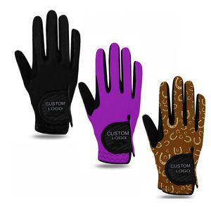 ถุงมือกอล์ฟหนังแท้สำหรับเล่นกอล์ฟถุงมือกอล์ฟระบายอากาศได้ดีสีเดียว - Product Image 6