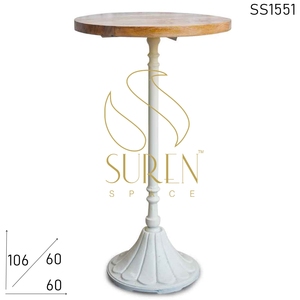 Mesa moderna de madera de hierro hecha a mano para comedor en casa restaurante indio uso artesanos indios hechos a mano para sala de estar dormitorio - Product Image 4