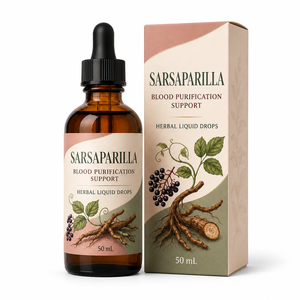 Fórmula Avanzada 6 en 1 para el Bienestar Sanguíneo: Gotas de Sarsaparilla, Trébol Rojo y Diente de León para Apoyo Botánico Diario, ODM a Granel - Product Image 1