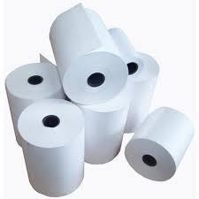 Rollos de Papel Térmico 57x40mm Blancos de Una Sola Capa para Impresoras de Recibos Modelo 5832 - Product Image 3