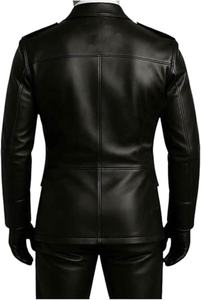 Men's Genuine Premium Cowhide Leather Motorbike <b>Jacket</b> Top Leather Black <b>Vintage</b> <b>Jacket</b> Men's Biker Slim Fit Motorcycle <b>Jackets</b> - Product Image 4
