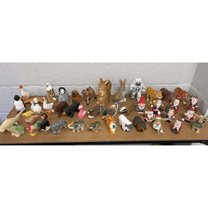 YEEYAYA in ottone intagliato a mano scultura in legno Art Deco Design indiano figurina in legno naturale pianta americana modello per la decorazione della casa - Product Image 3