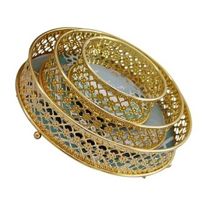 ตะกร้าตอกโลหะทองเหลืองทนทานสำหรับเป็นของขวัญแต่งงาน - Product Image 1