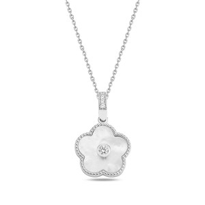 Ensemble de bijoux vintage en nacre, collier et boucles d'oreilles, argent sterling 925 plaqué or 14 carats, design élégant, cadeau d'anniversaire pour - Product Image 3