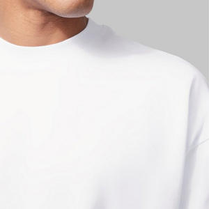 Camisetas con logotipo personalizado para hombre, camiseta de algodón 100 de alta calidad, camiseta Premium con estampado de algodón, Camiseta ajustada con cuello grueso gráfico para hombre - Product Image 5