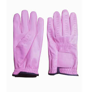 Latest Style Stable Grip Cabretta Leather Golf Gloves <b>Maximize</b> Wear Blank Logo Light Weight Customized Design Outdoor Golf Glove - Product Image 1