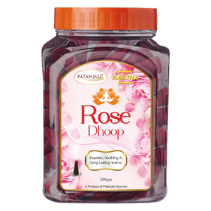 Patanjali Aastha <b>Cone</b> Dhoop - Rose 25 gm - Product Image 1