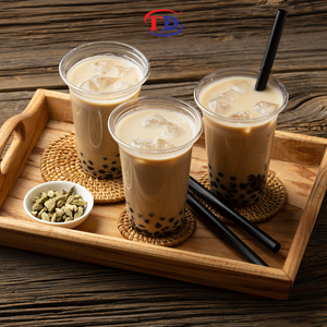 Offre Spéciale Vietnam usine jetable 16oz 24oz en plastique PET tasse avec couvercles café froid lait boissons gazeuses à emporter de haute qualité - Product Image 3