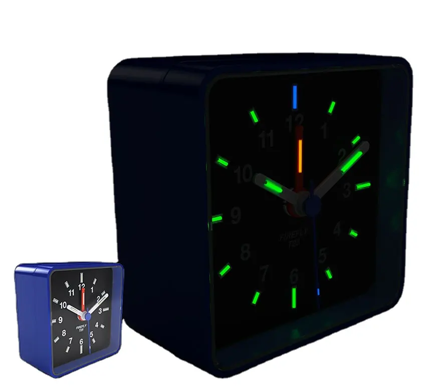 T25 Tritium illuminated alarm clock