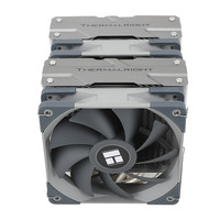 Refroidisseur CPU à double tour Thermalright PA120 avec 6 caloducs et LED, édition standard, dissipateur thermique en cuivre pour boîtiers PC, ventilateurs d'air pour boîtier