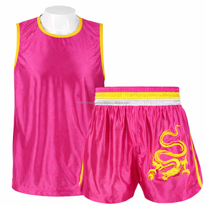 Jiu Jitsu Uniform <b>Ring</b> Ready Set Wide Waistband Shorts Stretch Mobility Panels Kung Fu Martial Arts Wear 100% Polyester - Product Image 2