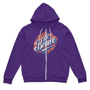 Sweat à capuche zippé en polaire pour homme, 100 % coton, coupe oversize, respirant, écologique, couleur unie, logo personnalisé sérigraphié sur le devant - Product Image 4