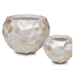 Recién llegado, maceta de nácar hecha a mano natural y maceta hecha en Vietnam, mayorista, superventas para decoración de jardín - Product Image 5